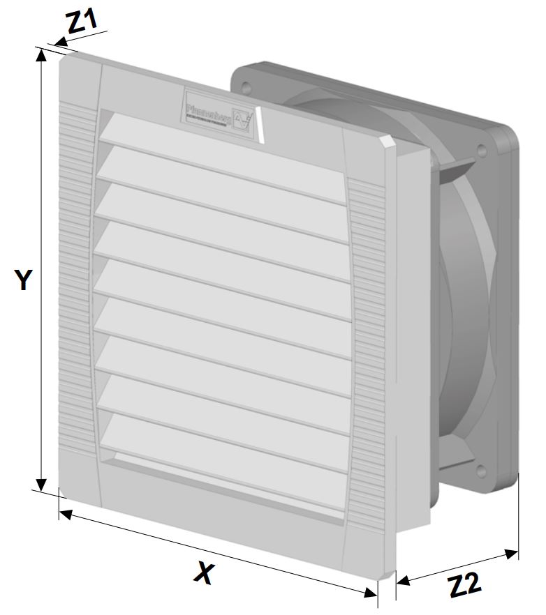 PF 22000 115V Reverse Flow Type 3R Filterfan PF 22000 115V Reverse Flow Type 3R Filterfan
