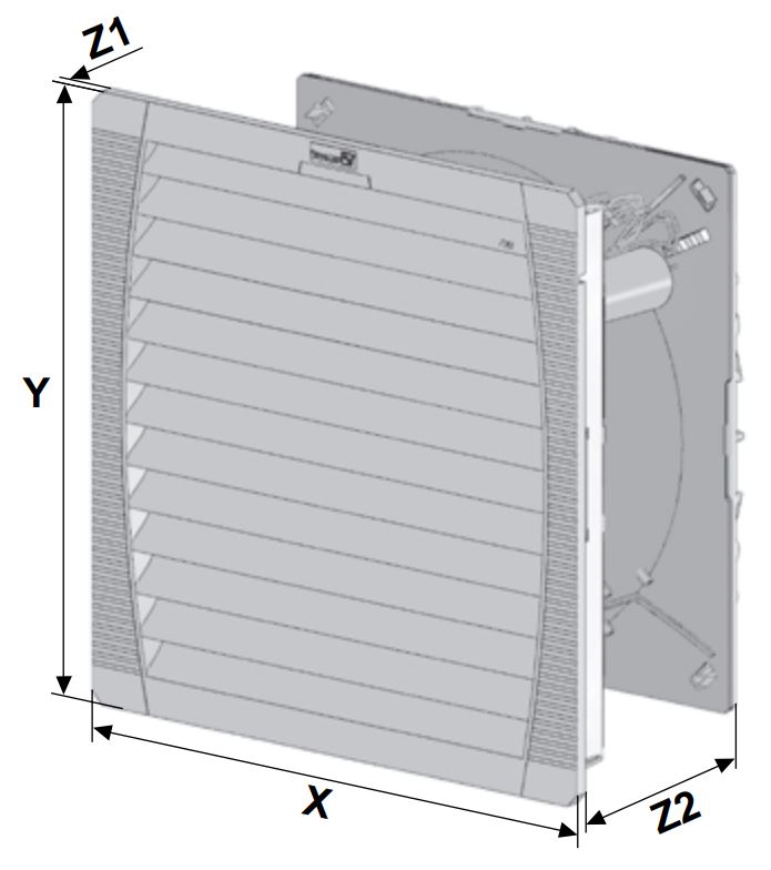 PF 67000 230V EMC Type 12 Filterfan PF 67000 230V EMC Type 12 Filterfan