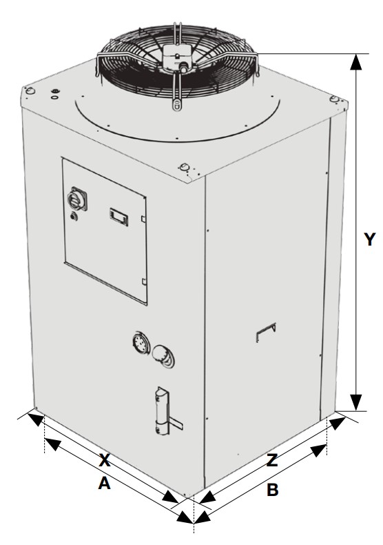 EB2.0 220 Air-Cooled Active Liquid Cooler