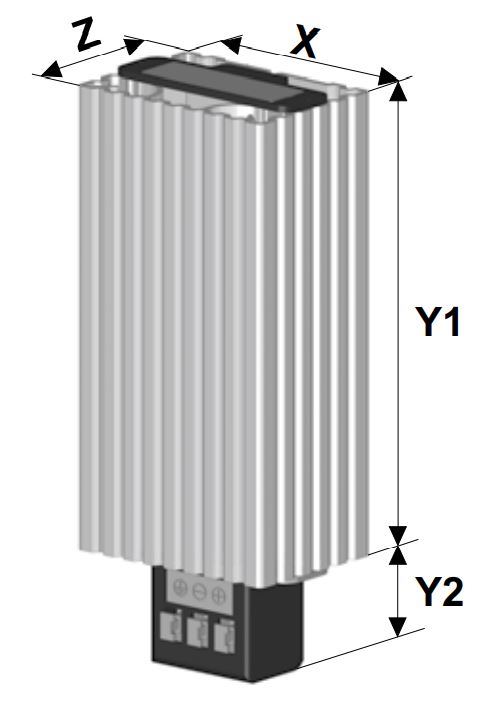 FLH Series 50W Radiant Heater Surface Temperature Limited