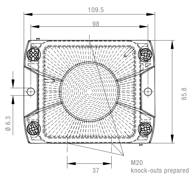 Pyra PY X-S-05 Compact Flashing Light