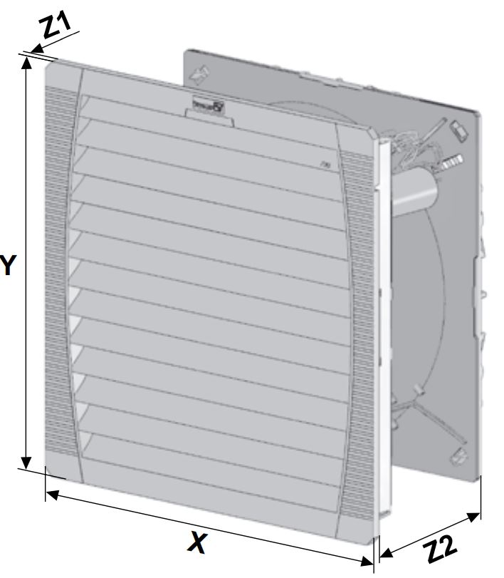 PF 66000 115V EMC Type 12 Filterfan PF 66000 115V EMC Type 12 Filterfan