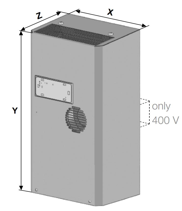 DTS 9031 230V Side Mount Cooling Unit