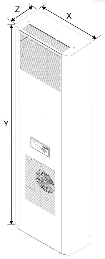 DTS 6201 230V Side Mount Cooling Unit